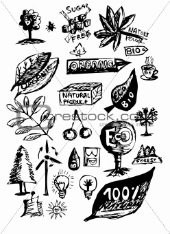 natural objects (hand drawn)