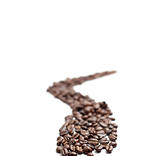 coffee beans road