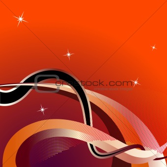 abstract dotted wavy background