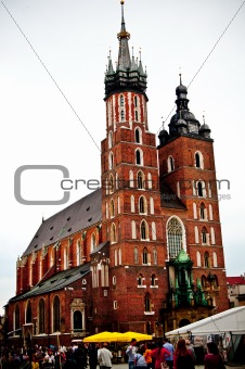 St Mary's church in Cracow (Poland)