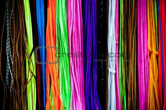 colorful shoelace