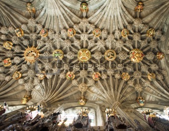 Ceiling of the Thistle Chapel