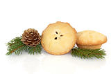 Mince Pie and Pine Cone
