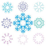 Snowflakes set