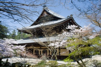 The Ginkaku Temple in Kyoto, Japan