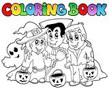 Coloring book Halloween topic 3