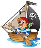 Young cartoon pirate 1