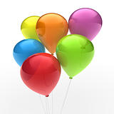 3d ballon colorful