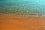 shallow of sea on sand beach
