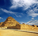 small egypt pyramid in Giza