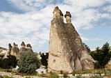 Groups of fairy chimneys Cappadocia