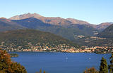 View on Lake Maggiore in Italy.