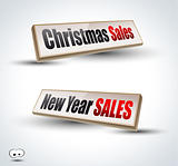 Christmas and New Year sales 3D Panels
