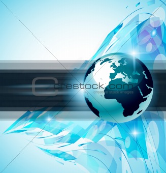 Hitech Abstract Business Background 