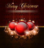 Elegant Merry Cristmas and Happy New Year background 
