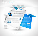 Origami Website - Elegant Design for Business Presentations.