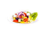 Vegetable salad, Greek salad.