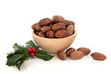 Pecan Nuts and Holly