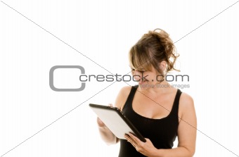 Using a tablet computer