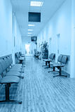 Interior of Hospital in Shades of Blue