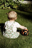 Baby with ball