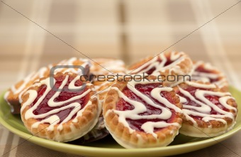 a cookies with jam