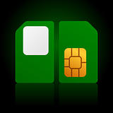 green sim card