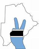 Botswana hand signal