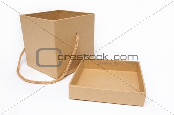 craft box on isolated