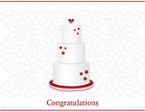 Wedding congratulations card