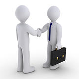 Handshake to close the deal