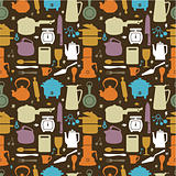 seamless kitchen pattern,vector illustration
