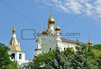 The Pokrovsky Cathedral in Kharkiv