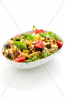 Pasta Salad Isolated