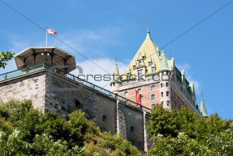 Chateau Frontenac from Old Quebec City