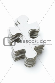 White jigsaw puzzles