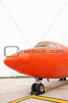 Orange airplane