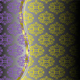 yellow violet pattern