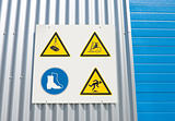 industrial warning signs