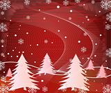 Abstract   Christmas background - vector