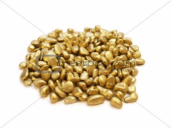 gold patten pebbles