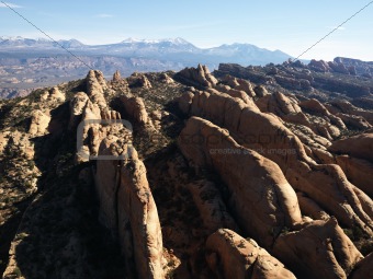 Utah rock formations.