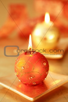 Beautiful Christmas candles