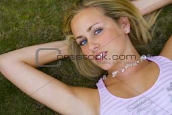 Relaxing on the Grass