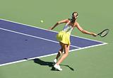 Woman playing tennis 