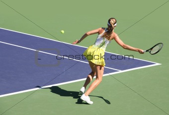 Woman playing tennis 