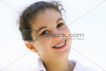 Happy teenage girl