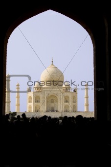 Taj Mahal from the arch
