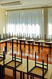 Empty schoolroom