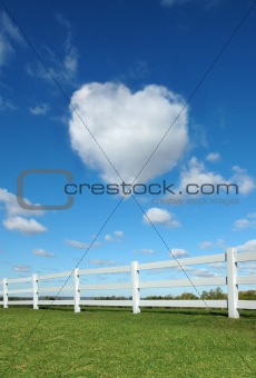 Fence and Heart